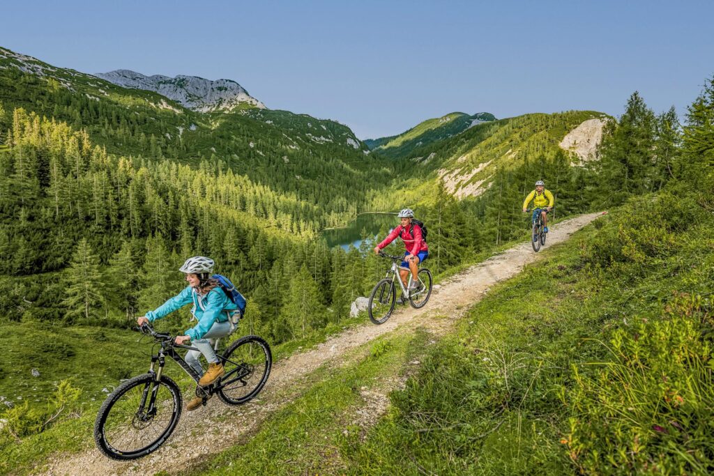 Familienfahrradtour im Salzkammergut