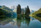 Seen- und Berglandschaft in Kärnten