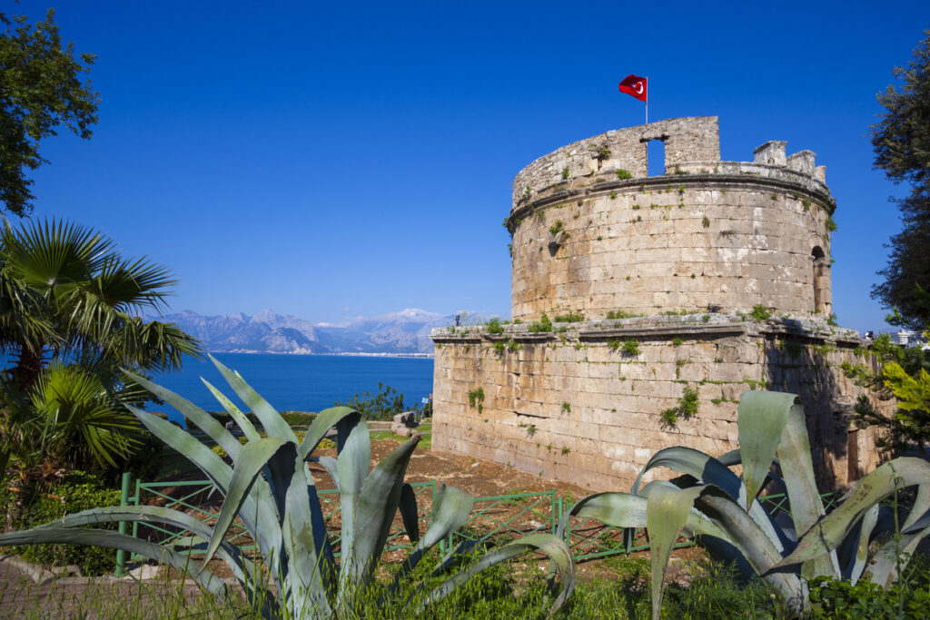 Hidirlik-Turm, eine Sehenswürdigkeit Antalyas